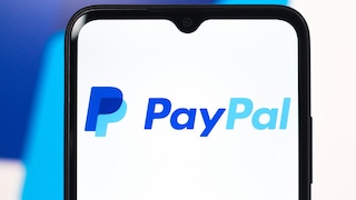 PayPal auf einem Smartphone