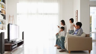 Familie bewertet Unterschied zwischen 1080i und 1080p