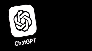 ChatGPT-Logo auf einem Display