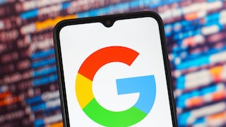 Google-Logo auf einem Smartphone