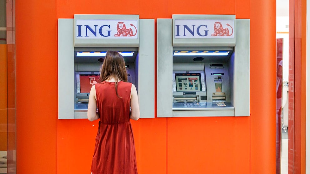Bankautomaten der ING