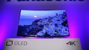 Ein Fernseher von Panasonic bei einer Messe
