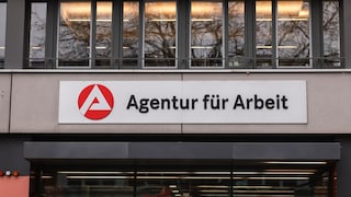 Schild für die Bundesagentur für Arbeit