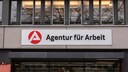 Schild für die Bundesagentur für Arbeit