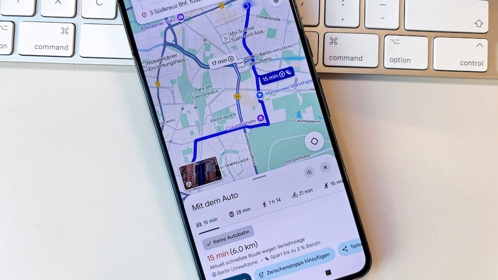 Bei der Routenplanung von Google Maps kommt es derzeit zu einem seltsamen Fehler