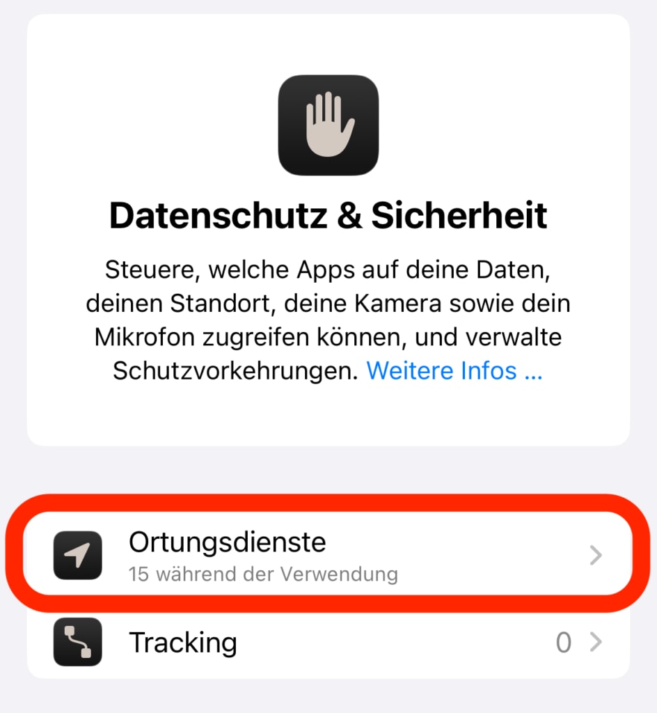 Significant Locations on iPhone