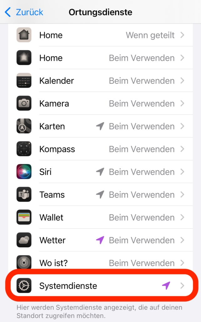 Significant Locations on iPhone
