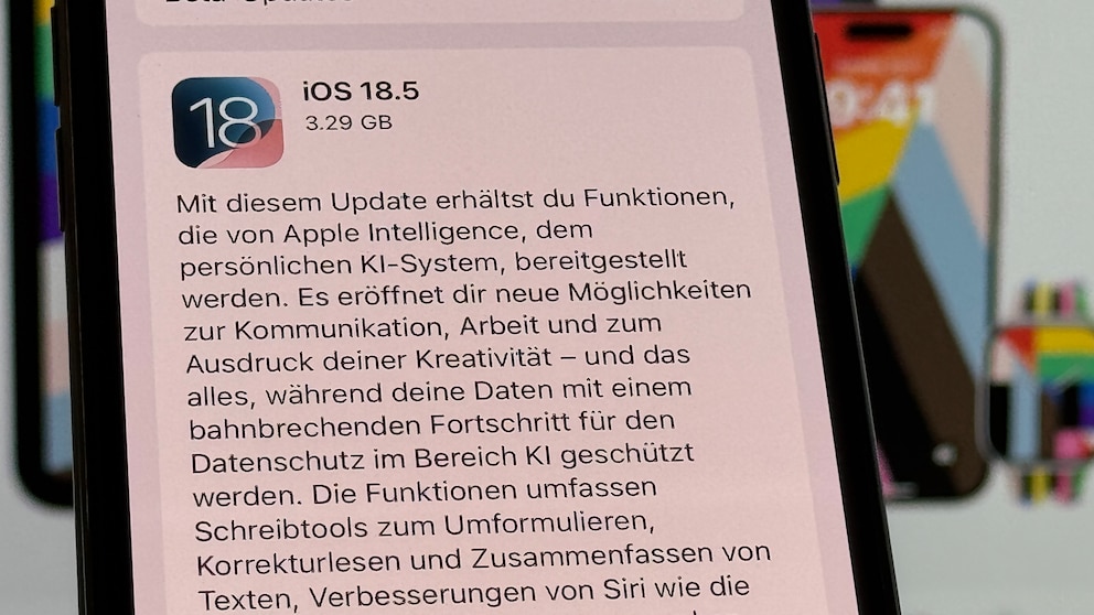 iOS 18.5 steht ab sofort als Download für kompatible iPhones bereit