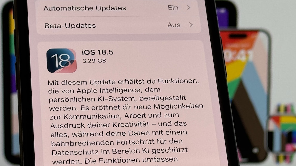 iOS 18.5 steht ab sofort als Download für kompatible iPhones bereit
