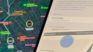 Die Wichtige-Orte-Karte auf dem iPhone verfolgt alle Orte, die Sie in letzter Zeit besucht haben.