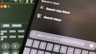 Keine App nötig: auf dem iPhone ist ein Taschenrechner direkt in das System integriert
