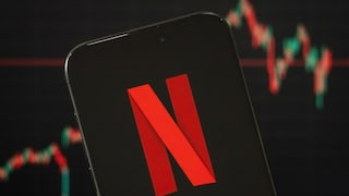 Netflix-Logo auf einem Smartphone