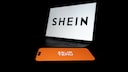 Temu- und Shein-Logo auf Displays