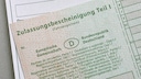 Zulassungsbescheinigung Teil 1