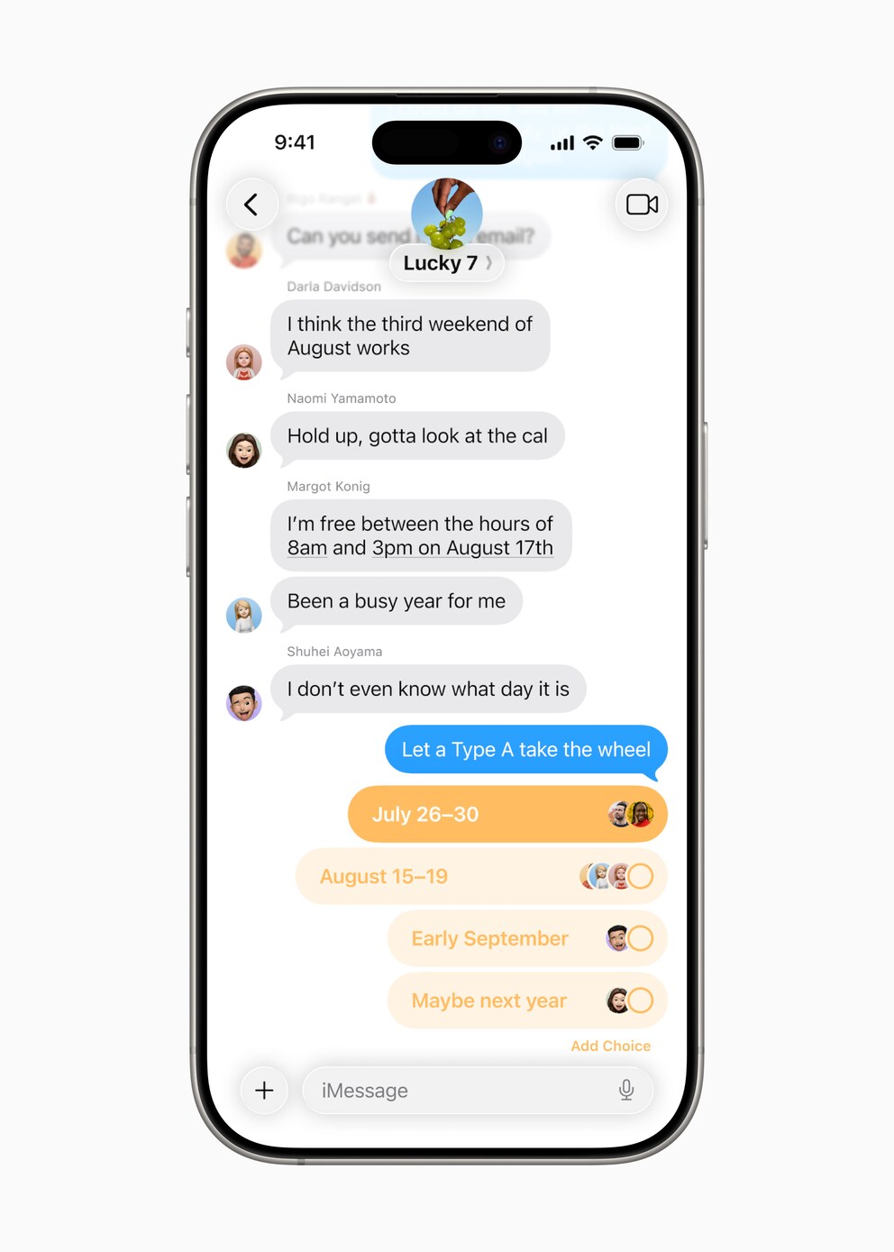 Like in WhatsApp: iMessage gets a poll feature