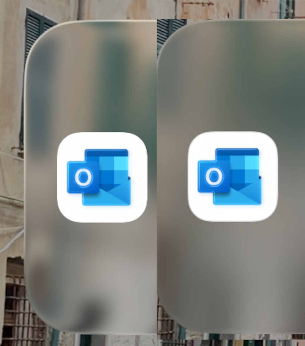 Feiner Unterschied bei Benachrichtigungen: Der Hintergrund in der zweiten Beta von iOS 26 ist leicht unschärfer
