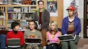 Simon Helberg, Jim Parsons, Johnny Galecki, Kaley Cuoco und Kunal Nayyar in &bdquo;The Big Bang Theory&ldquo;