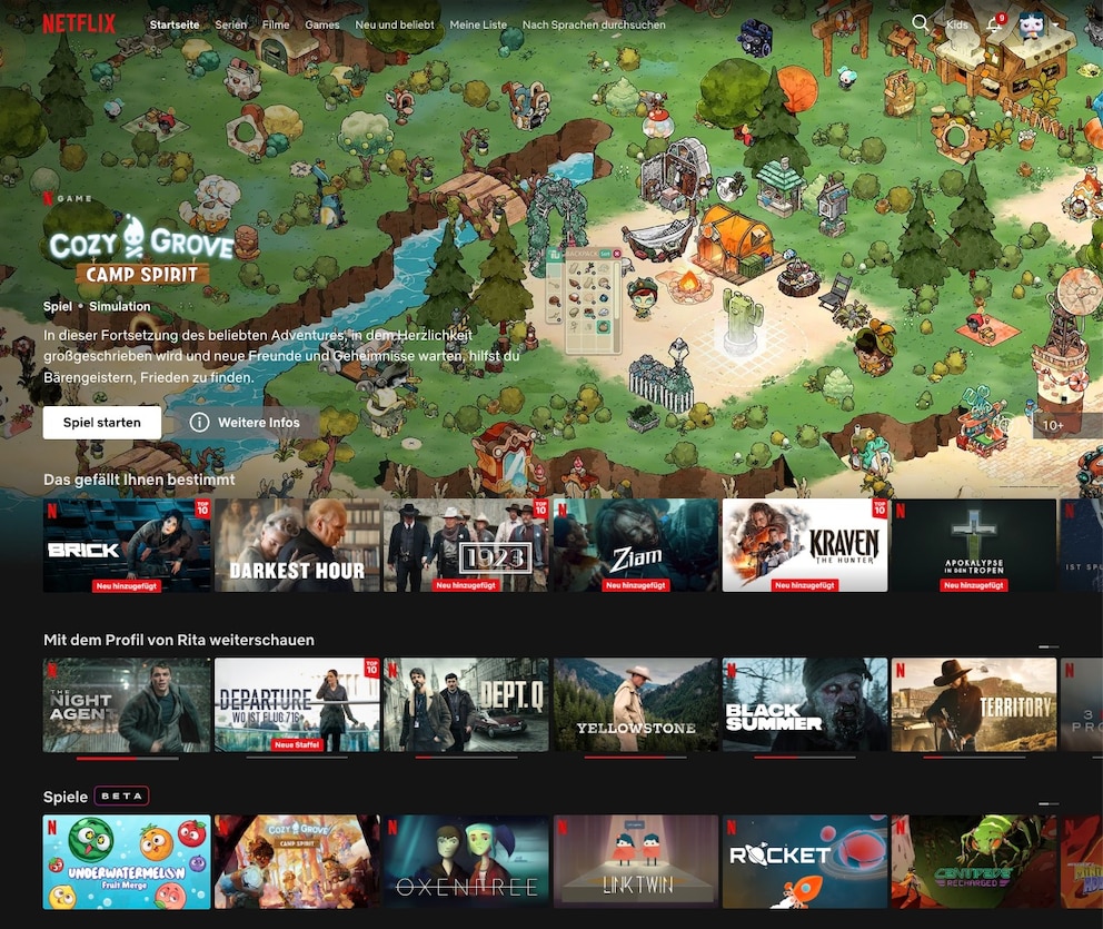 Netflix hat seine Startseite 2025 umfangreich umgestellt