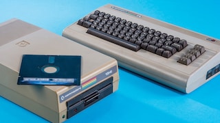 Ein C64 mit dazugehörigem Diskettenlaufwerk