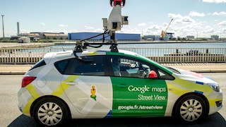 Ein Auto von Google Street View