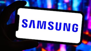 Samsung Logo auf einem Smartphone