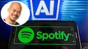 Spotify, KI-Symbol und TECHBOOK-Redakteur Woon-Mo Sung