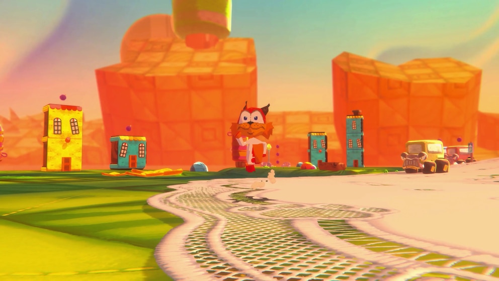 Bubsy im 3D-Skin f&uuml;r &bdquo;Bubsy 4D&ldquo;