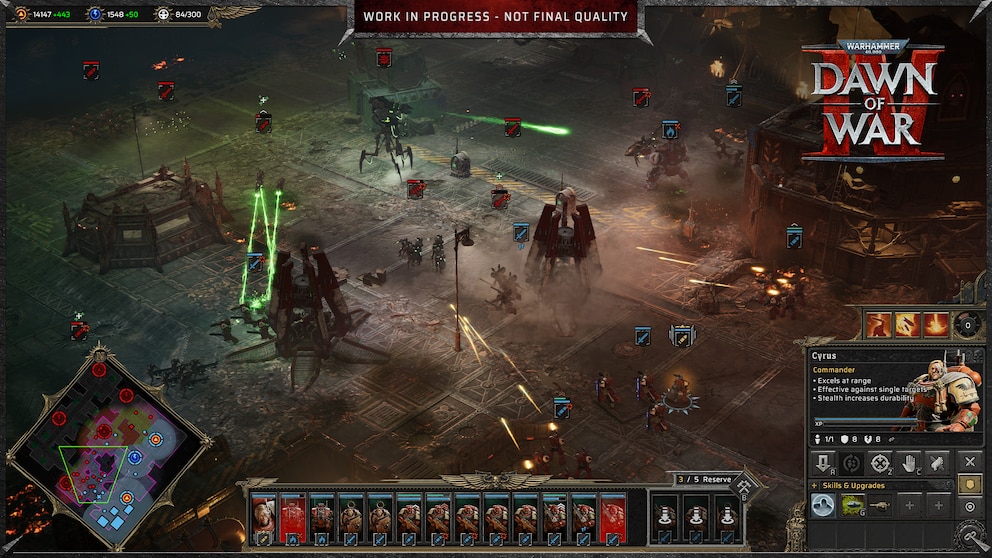 Gameplay-Ausschnitt aus &bdquo;Dawn of War IV&ldquo;