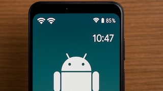 Manchmal erscheint auf der Statusleiste des Smartphones ein doppeltes WLAN-Symbol