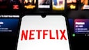 Netflix-Logo auf einem Smartphone