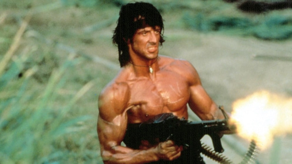 Sylvester Stallone in &bdquo;Rambo II&ldquo;