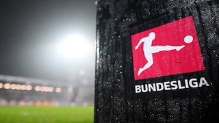 Bundesliga-Logo bei einem Spiel