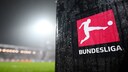 Bundesliga-Logo bei einem Spiel