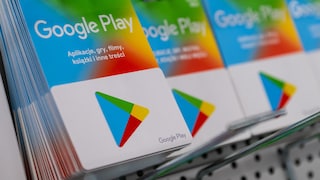 Google Play Karten hängend