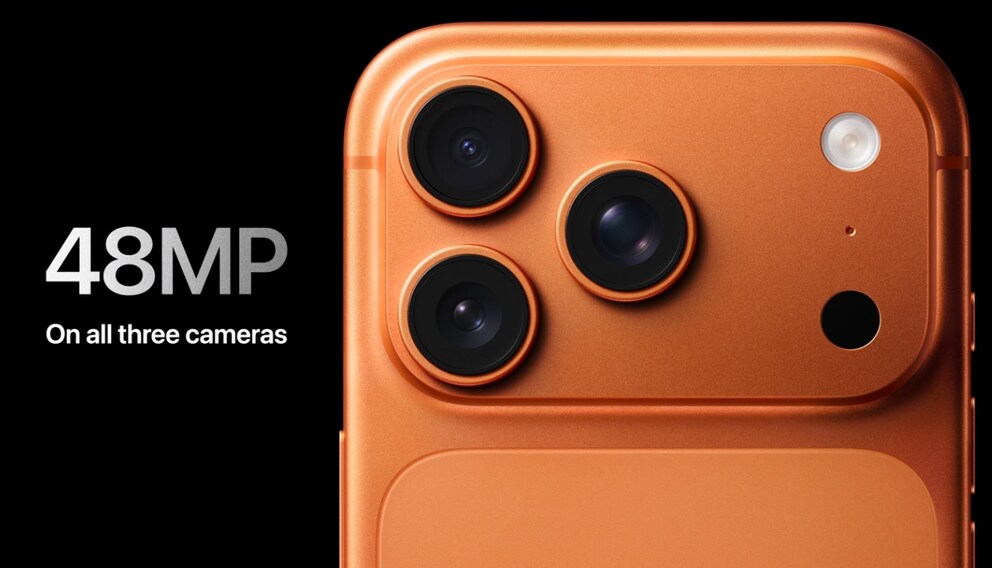 The new triple camera of the iPhone 17 Pro