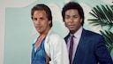 Don Johnson und Philip Michael Thomas in „Miami Vice“