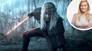 The Witcher Liams Hemsworth und TECHBOOK-Autorin Louisa Stoeffler