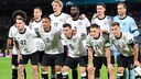 Die deutsche Fußball-Nationalmannschaft beim ersten Spiel gegen Nordirland für die WM-Qualifikation 2026