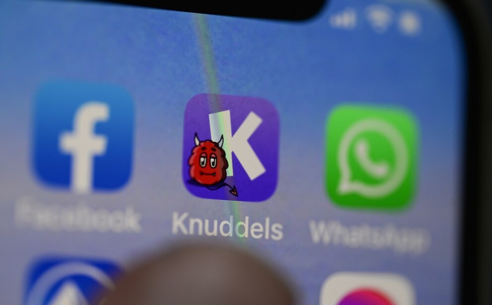 The mobile app from Knuddels