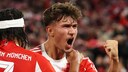 Serge Gnabry vom FC Bayern M&uuml;nchen feiert sein Tor