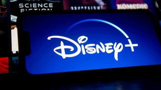 Disney+-Logo auf einem Smartphone