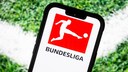 Logo der Bundesliga auf einem Smartphone