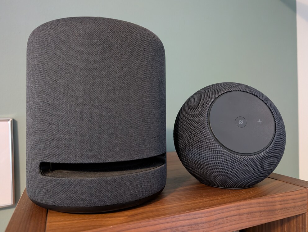 The old vs. the new Echo Studio–not only form and size have changed