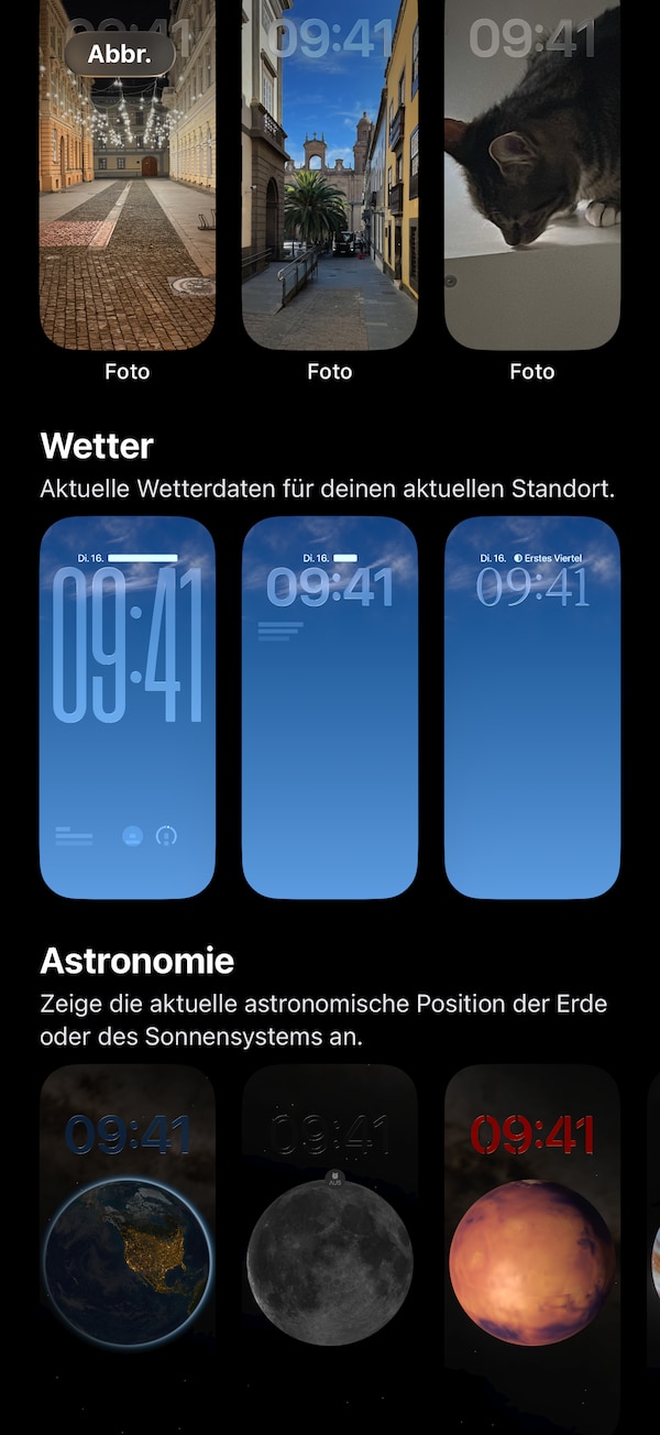 Das Wetter bekommt seine eigene kleine Nische
