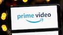 Logo von Amazon Prime Video auf einem Smartphone