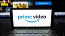 Logo von Amazon Prime Video auf einem Smartphone