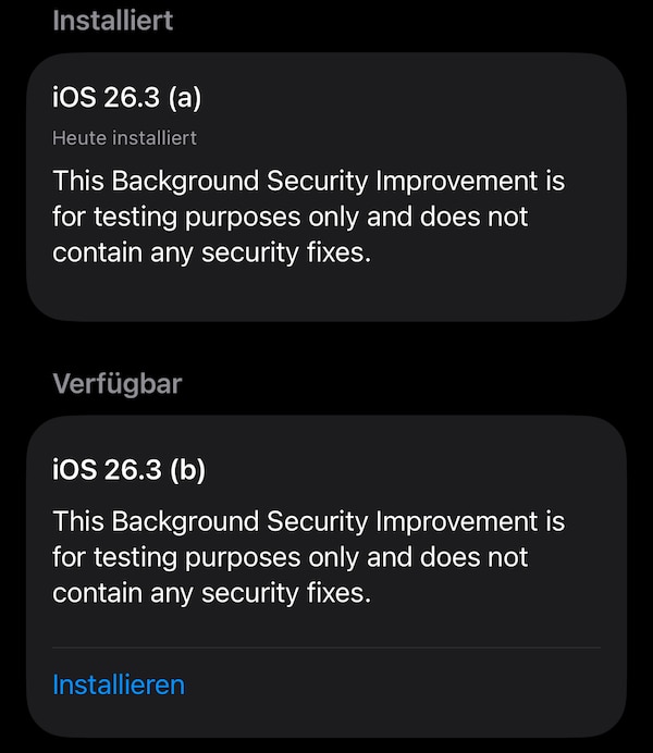 Aktuell testet Apple zwei Sicherheitsverbesserungen