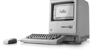 Gar nicht selbstverständlich: Der Macintosh 128K – der erste Mac – kam 1984 mit einem integrierten Taschenrechner auf den Markt