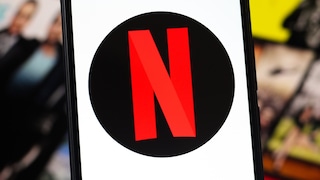 Netflix-Logo auf einem Smartphone