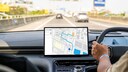 Autodisplay mit Karte